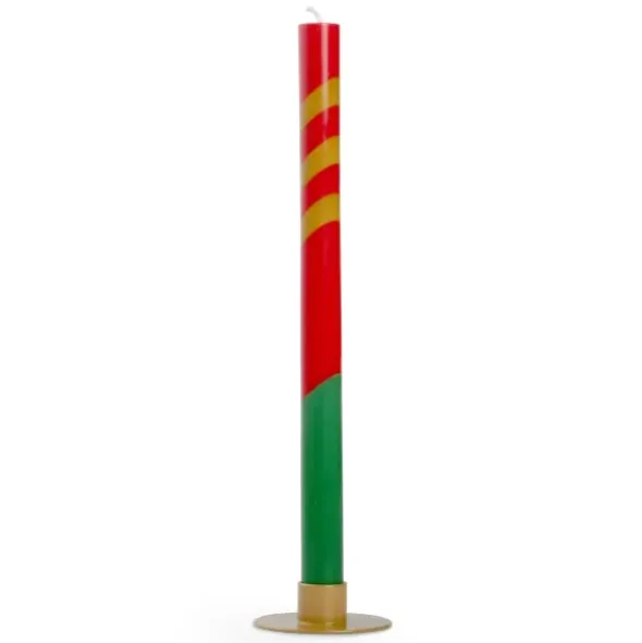 Stabkerze Geometric bunt - X-Mas