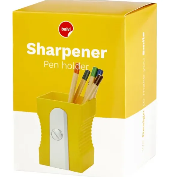 Stifteköcher Spitzer gelb