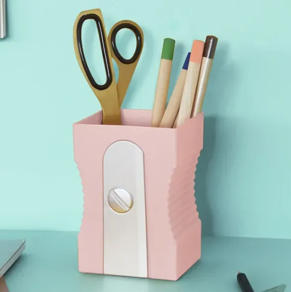 Stifteköcher Spitzer rosa
