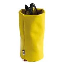 Stifte- und Brillenhalter SACCO gelb – Stoffköcher Organizer
