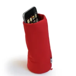 Stifte- und Brillenhalter SACCO rot – Stoffköcher Organizer