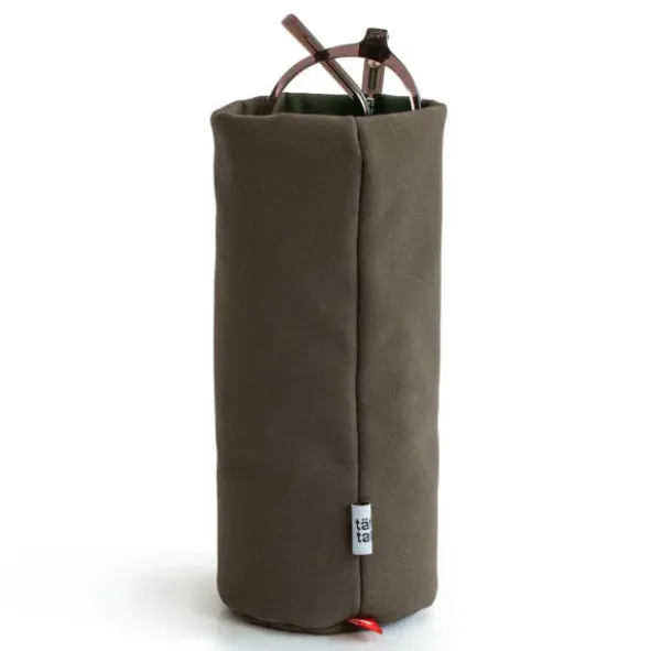 Stifte- und Brillenhalter SACCO graubraun – Stoffköcher Organizer