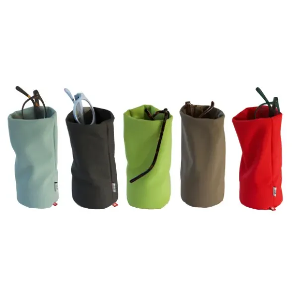 Stifte- und Brillenhalter SACCO orange – Stoffköcher Organizer