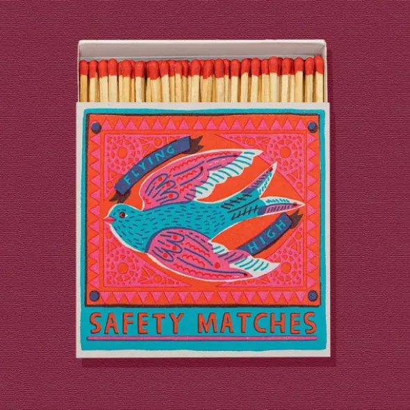 Streichhölzer BIRD FLYING HIGH lang - Luxury Matches Square