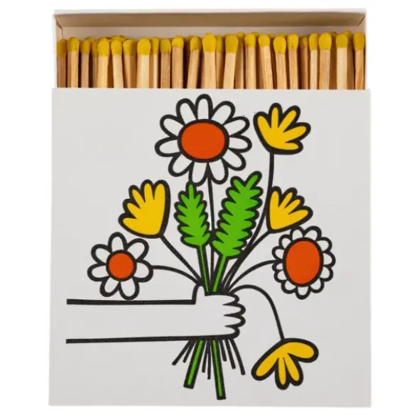 Streichhölzer Blumenstrauß lang - Luxury Matches Square