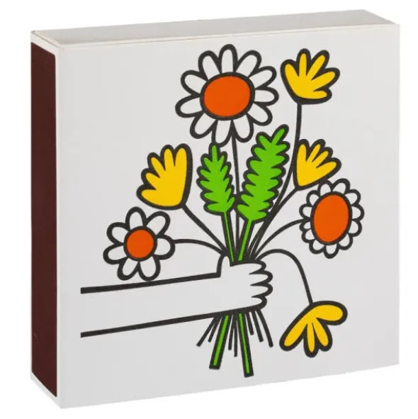 Streichhölzer Blumenstrauß lang - Luxury Matches Square