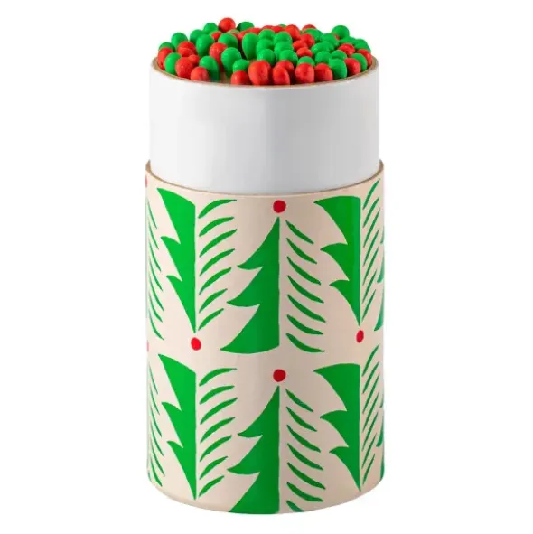Streichhölzer Dose Weihnachtsbaum, 80 lange Zündhölzer