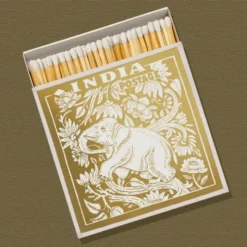 Streichhölzer Elefant gold lang - Luxury Matches Square