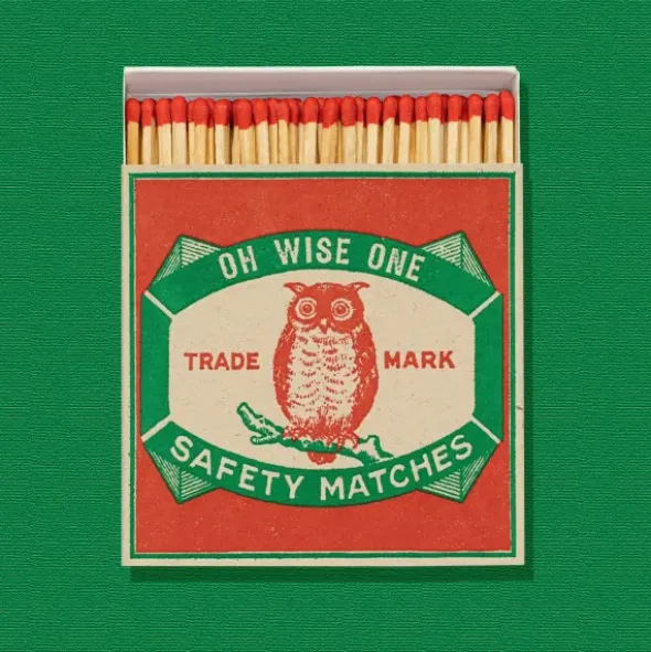 Streichhölzer EULE lang - Luxury Matches Square