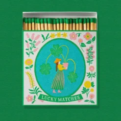 Streichhölzer Glücksklee lang - Luxury Matches Square