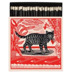 Streichhölzer schwarze Katze lang - Luxury Matches Square