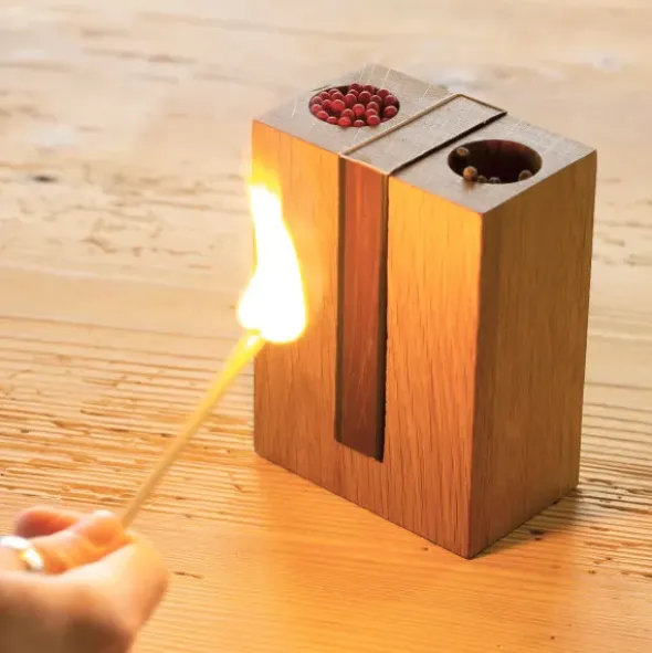 Streichholzständer Schwarzwald Feuer