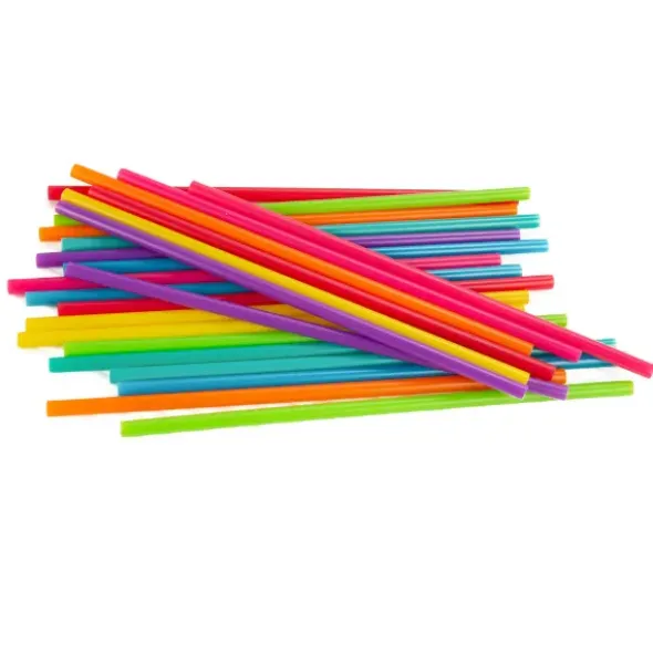 24 Strohhalme BRIGHT COLOR bunt, wiederverwendbar - 20 cm