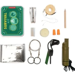 Survival Kit - Überlebenskit Dose 10 Artikeln & 30 Funktionen