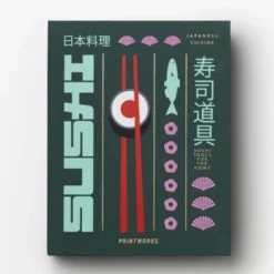 Sushi Set im Aufbewahrungsbuch 11-teilig – praktisches Sushi Zubehör
