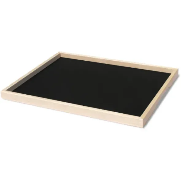 Tablett BASIC L mit Untergestell, Eschenholz