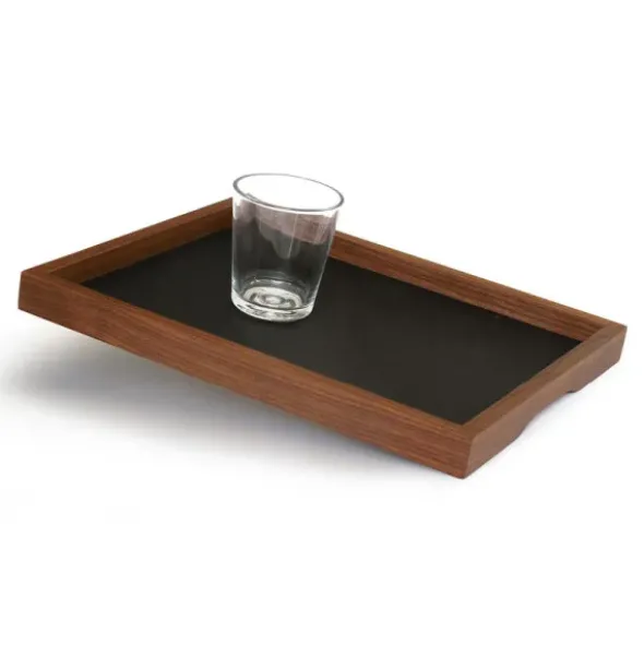 Tablett BASIC S - Serviertablett Nussbaumholz 35,5 x 28 cm