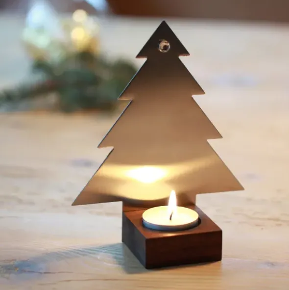 Tannenbaum-Teelichthalter Baumblaker 17 cm