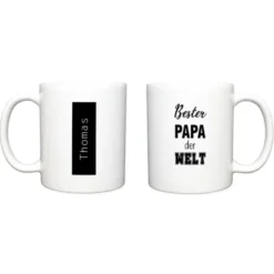 Tasse Bester Papa der Welt, personalisiert