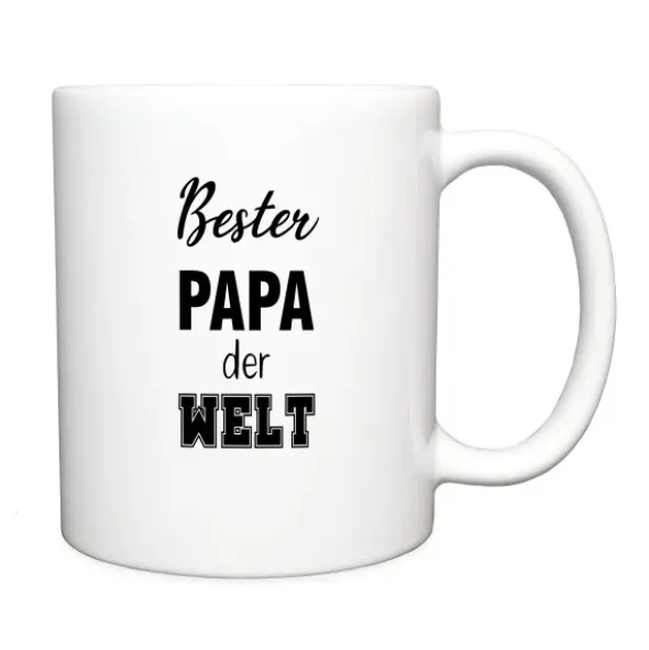 Tasse Bester Papa der Welt, personalisiert