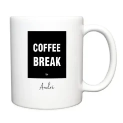 Tasse Coffee Break, personalisiert