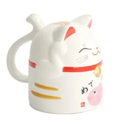 Tasse & Deko Glückskatze pink