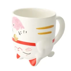 Tasse & Deko Glückskatze pink
