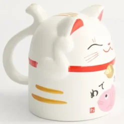 Tasse & Deko Glückskatze pink