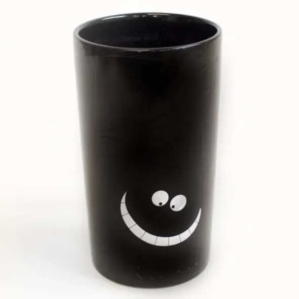 Tasse grinsende Katze Wechselmotiv, Cheshire Cat, Wärmeeffekt