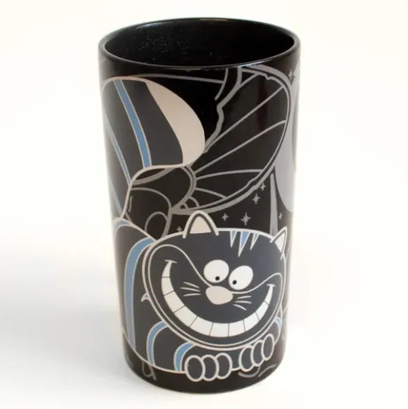 Tasse grinsende Katze Wechselmotiv, Cheshire Cat, Wärmeeffekt