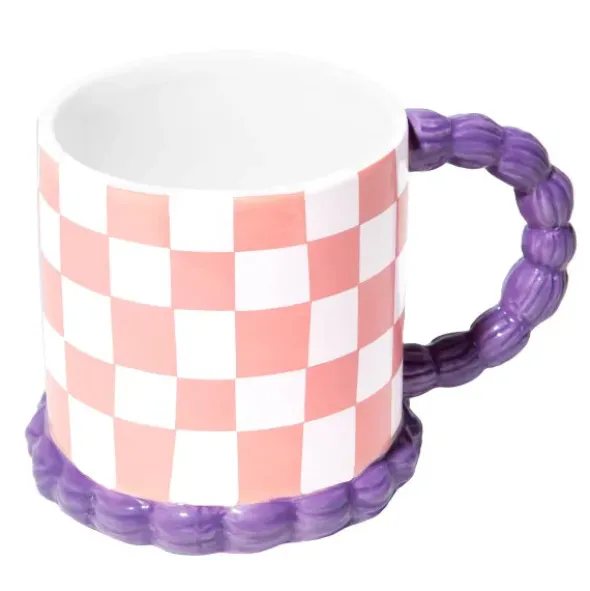 Tasse in Tortenoptik aus Keramik 420 ml