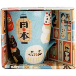 Tasse Kawaii in Geschenkbox - japanische Glücksbringer