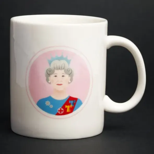 Tasse Königin - Designtasse Porzellan Icon The Queen