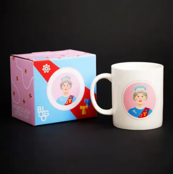 Tasse Königin - Designtasse Porzellan Icon The Queen