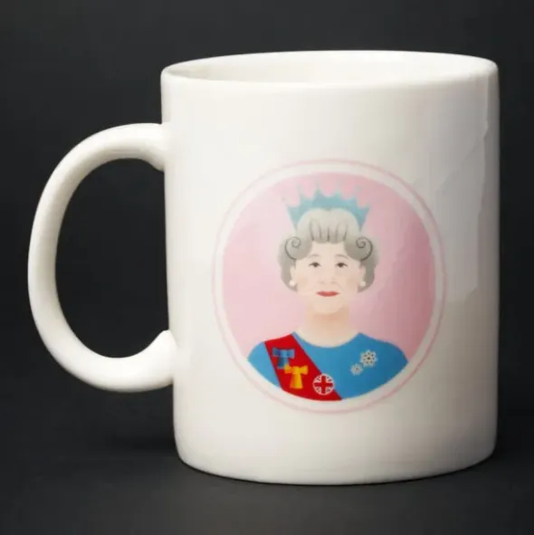 Tasse Königin - Designtasse Porzellan Icon The Queen