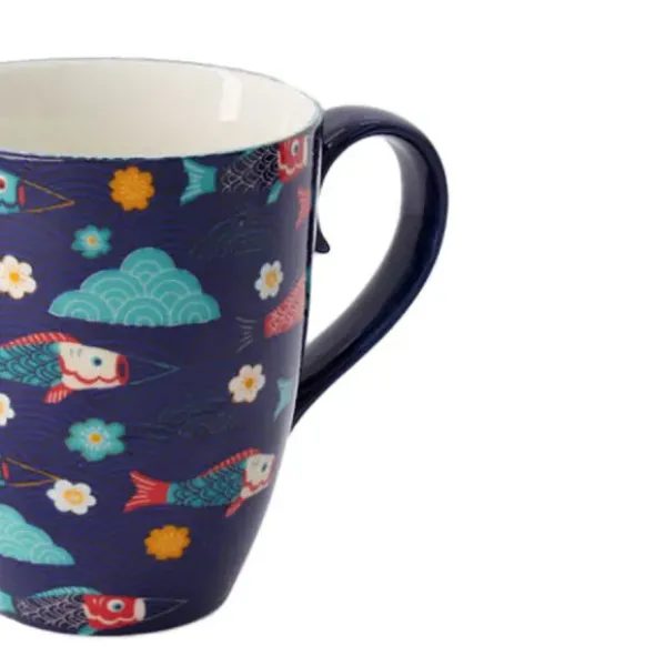 Tasse Koinobori in Geschenkbox - japanischer Glücksbringer