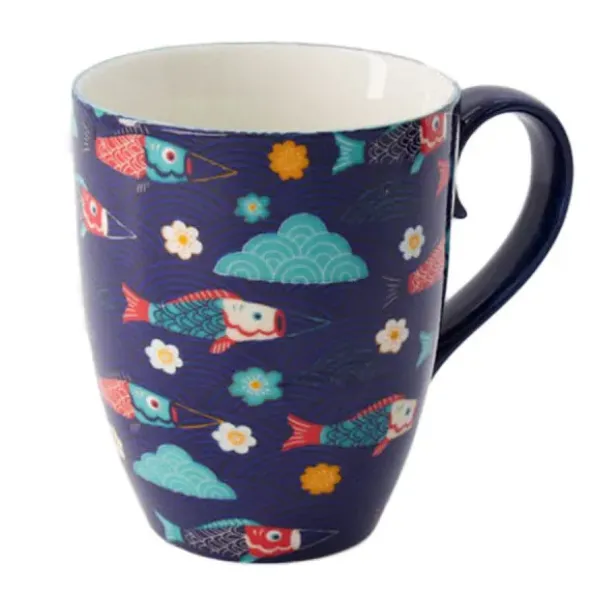 Tasse Koinobori in Geschenkbox - japanischer Glücksbringer