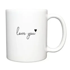 Tasse Love you mit Wunschname