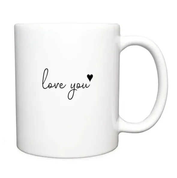 Tasse Love you mit Wunschname