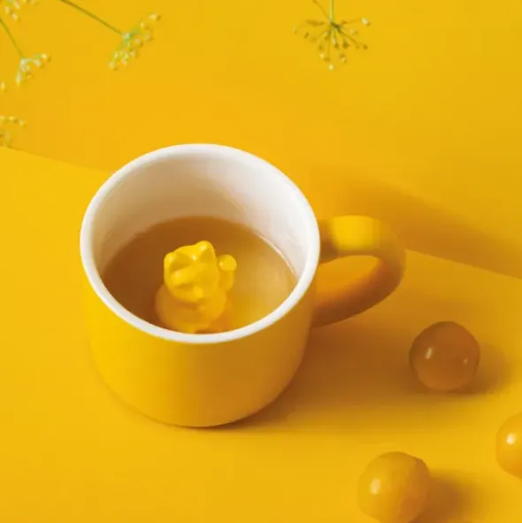 Tasse LUCKY MUG - Glückskatze gelb