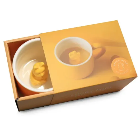 Tasse LUCKY MUG - Glückskatze gelb