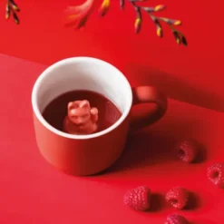 Tasse LUCKY MUG - Glückskatze rot