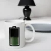 Tasse mit Batterie Wechselmotiv - Morph Mug BATTERY - Wärmeeffekt