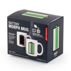 Tasse mit Batterie Wechselmotiv - Morph Mug BATTERY - Wärmeeffekt
