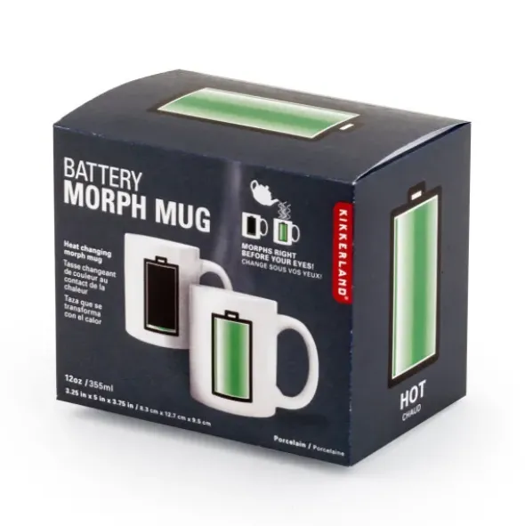 Tasse mit Batterie Wechselmotiv - Morph Mug BATTERY - Wärmeeffekt