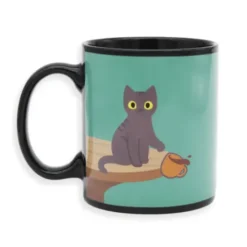 Tasse mit Katzen Wechselmotiv - Naughty Cat - Wärmeeffekt