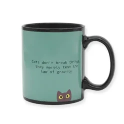 Tasse mit Katzen Wechselmotiv - Naughty Cat - Wärmeeffekt