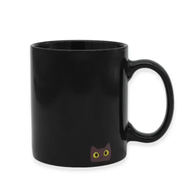 Tasse mit Katzen Wechselmotiv - Naughty Cat - Wärmeeffekt
