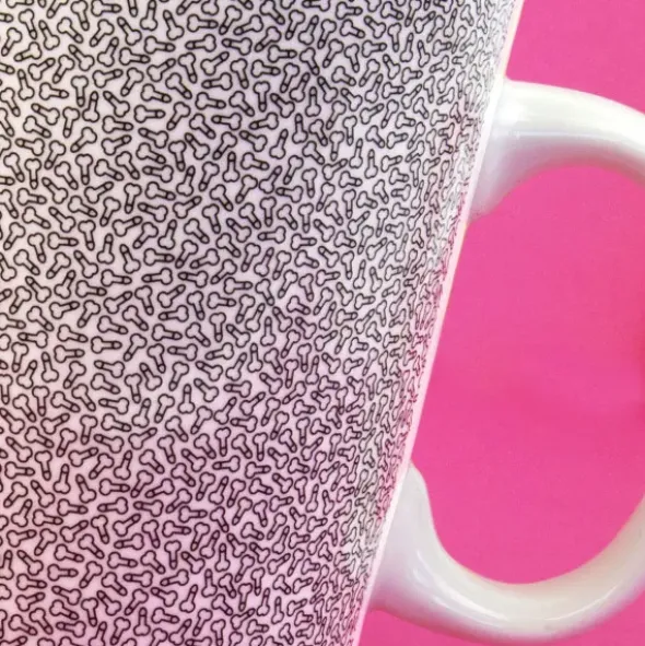 Tasse mit Mikro Penis Motiv