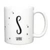 Tasse mit Name - Namenstasse Letter